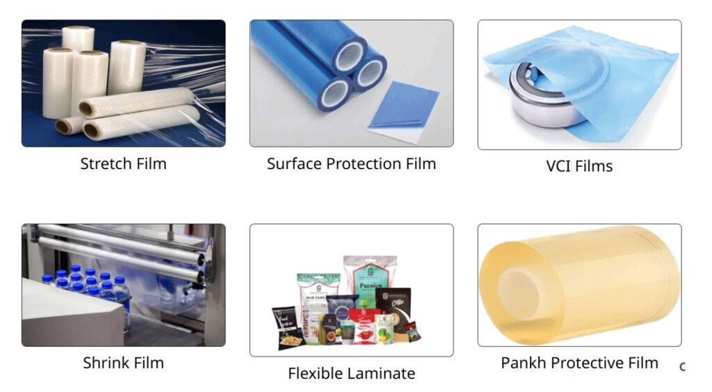 Wide range of flexible packaging material form girdhar roll wrap.